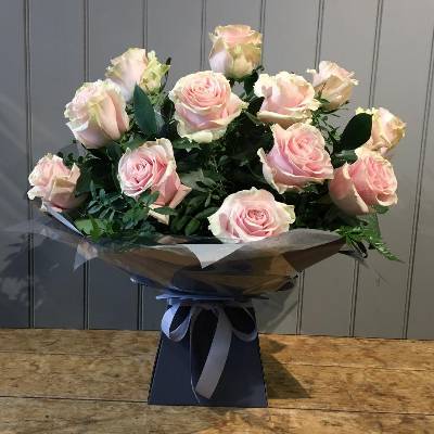 Pink Rose Hand tied